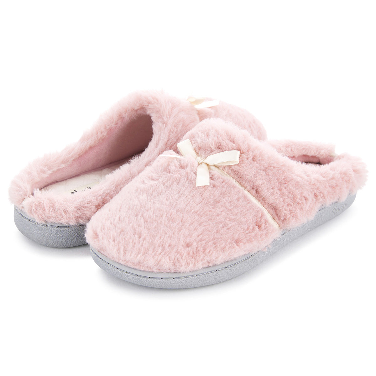 Floopi.com | Women’s Lacey Faux Fur Clog Slippers