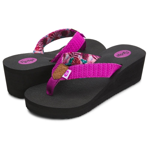 Toesox Five Toe Sandals sz 10 Womens Yoga Mat Flip Flops Purple Summer  Beach