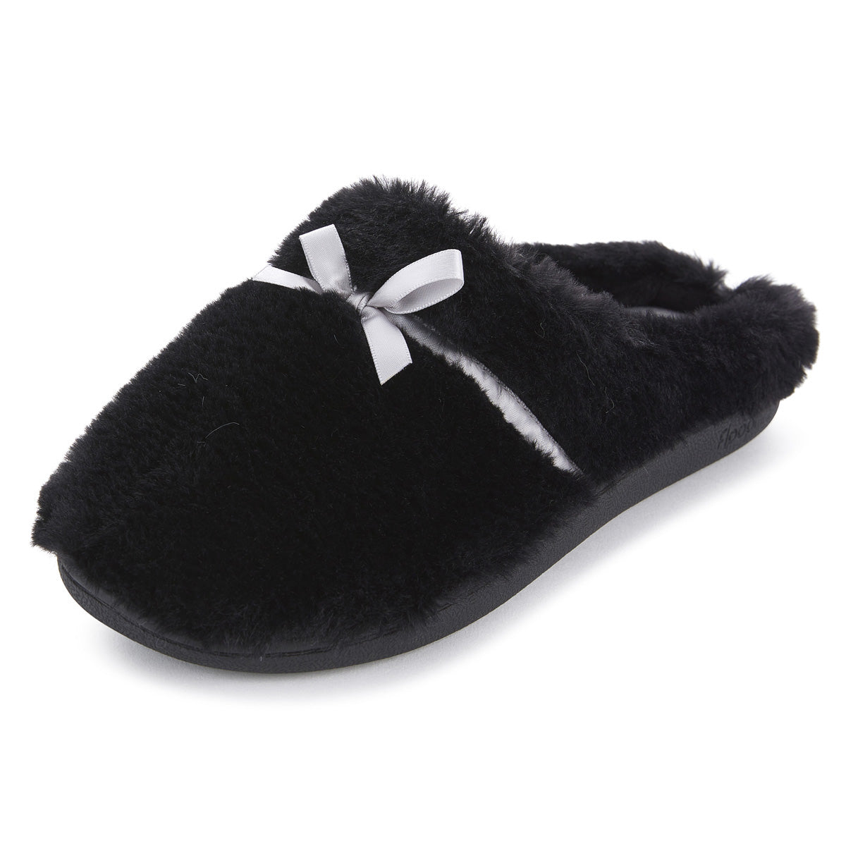 Floopi.com | Womenâs Lacey Faux Fur Clog Slippers