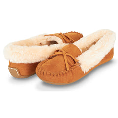 Floopi.com | Women’s Melani Moccasin Faux Suede Slippers